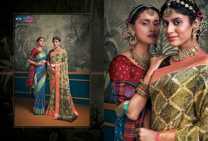 Vipul Jhamewar silk Festive Wear Wholesale Silk Saree Catalog
